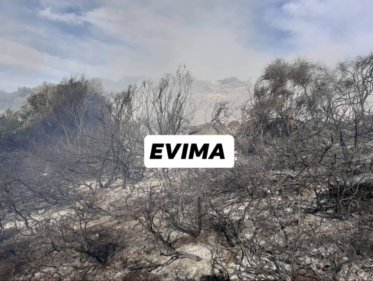 Χωρίς ενεργό μέτωπο η φωτιά στην Μουρτερή