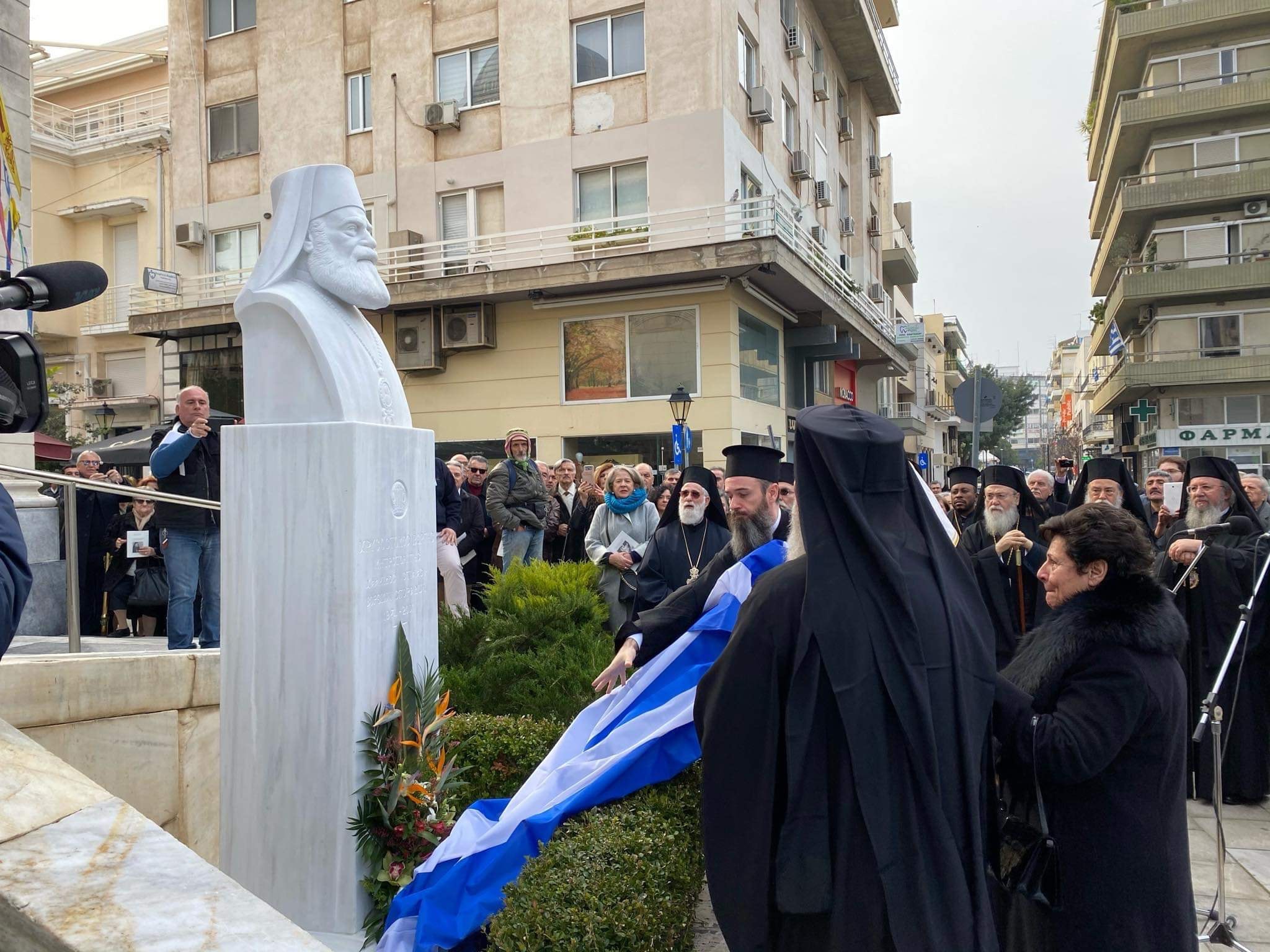Χαλκίδα – Αποκαλυπτήρια της προτομής του Μακαριστού Μητροπολίτου Χρυσοστομου Α [ΦΩΤΟ]