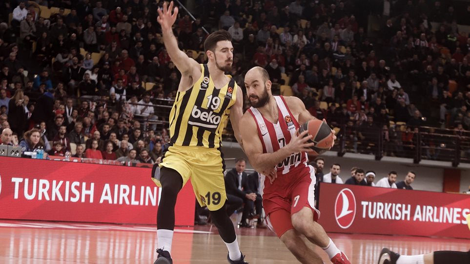 Euroleague, Ολυμπιακός-Φενερμπαχτσέ 87-96: Πικρή ήττα στην ιστορική βραδιά του Σπανούλη