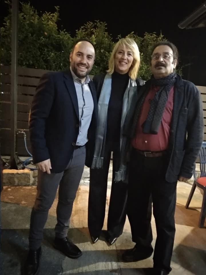 Στην κοπή πίτας παρουσία της Ρένας Δούρου ο Μίλτος Χατζηγιαννάκης [ΦΩΤΟ]