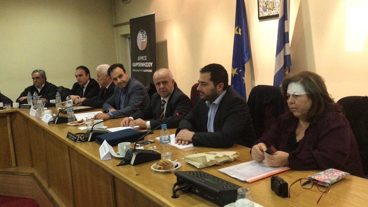 Ενωτικός χαιρετισμός του Φανή Σπανού στη συνεδρίαση της Περιφερειακής Ένωσης Δήμων Στερεάς Ελλάδας