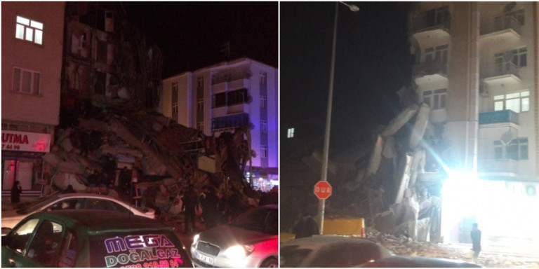 Στους 14 οι νεκροί από τον ισχυρό σεισμό των 6,8 Ρίχτερ στην Τουρκία- Κατέρρευσαν κτίρια