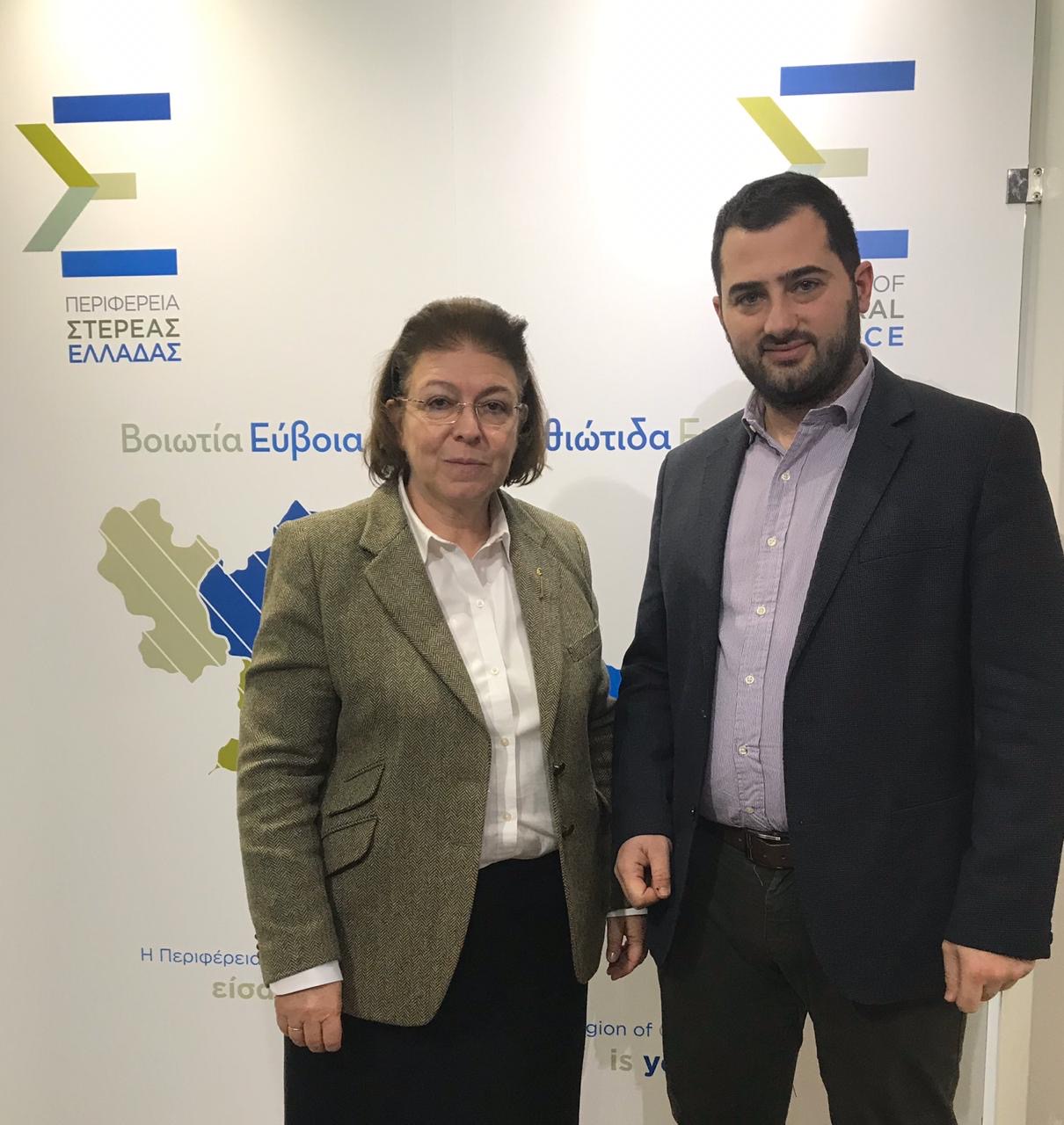 Σύσκεψη με την Υπουργό Πολιτισμού κ. Λίνα Μενδώνη στη Λαμία