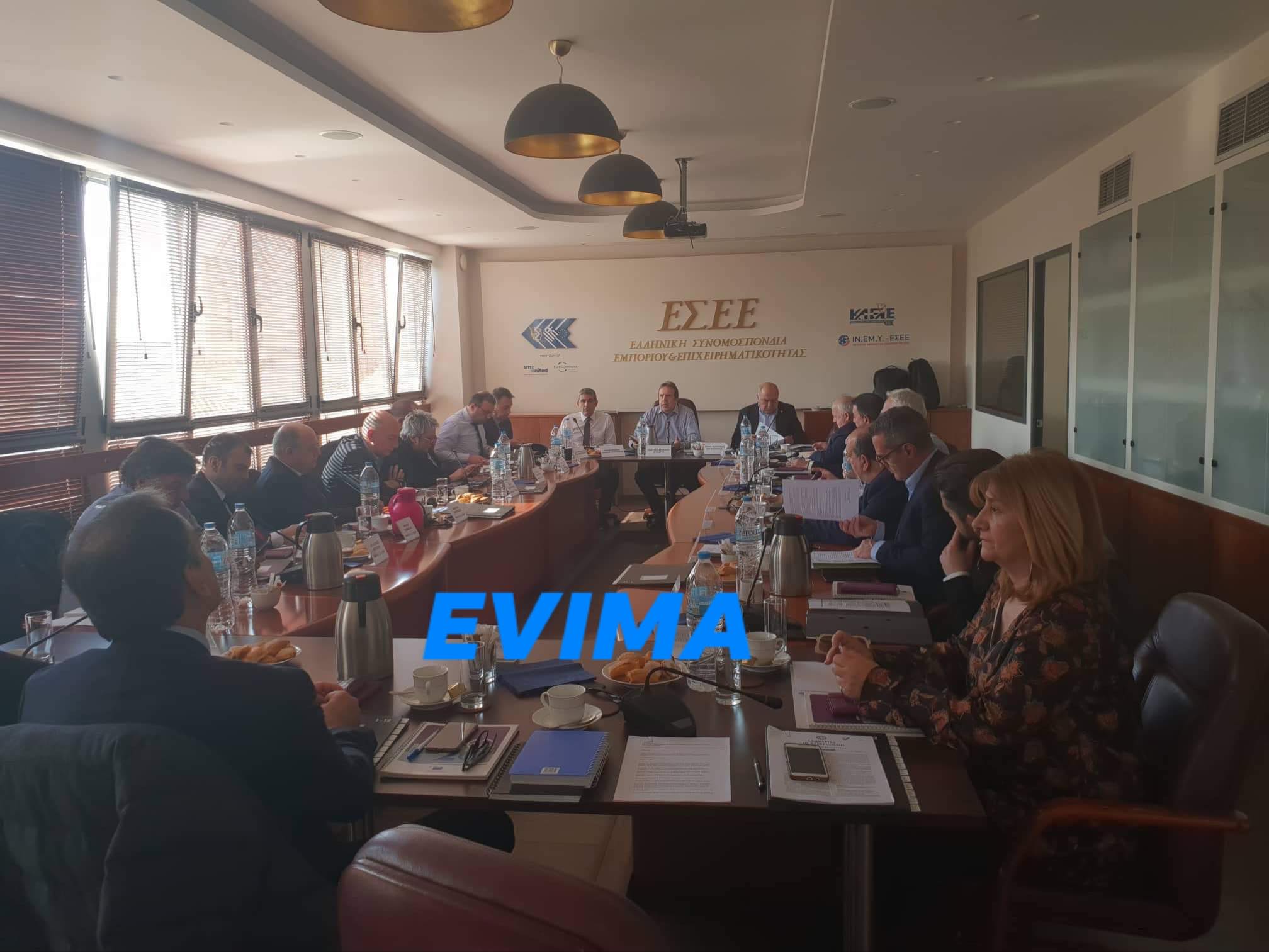 Θέματα που απασχολούν την αγορά έθεσαν στο Δ.Σ. της ΕΣΕΕ Αγιοστρατίτη και Γεροντίτης