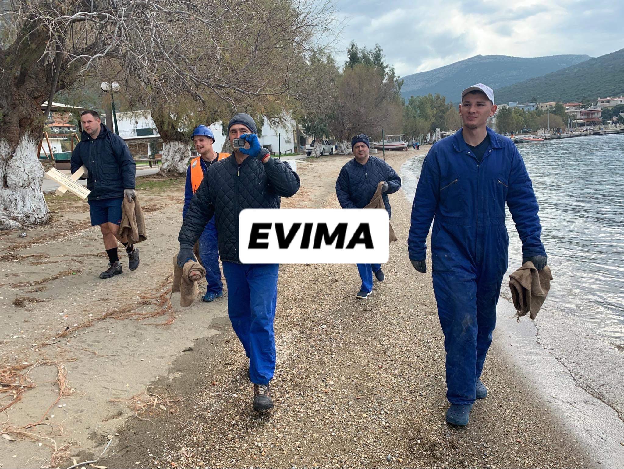 Η ομάδα δράσης του Typhoon στην παραλία του Αλμυροποτάμου δείτε τι δήλωσαν αποκλειστικά στο evima