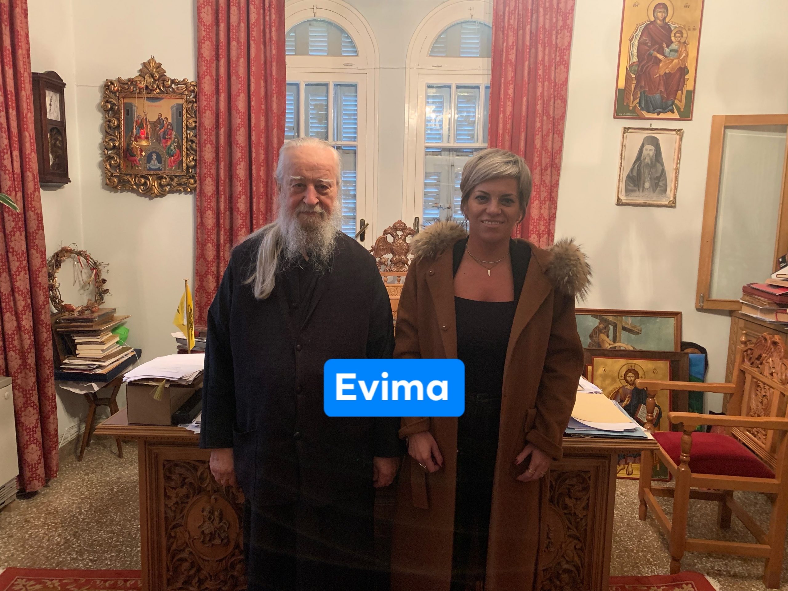 Αποκλειστικό- Στην Κύμη η γεν. γραμματέας Αντεγκληματικής Πολιτικής- Συνάντηση με τον Μητροπολίτη κκ Σεραφείμ [ΦΩΤΟ]