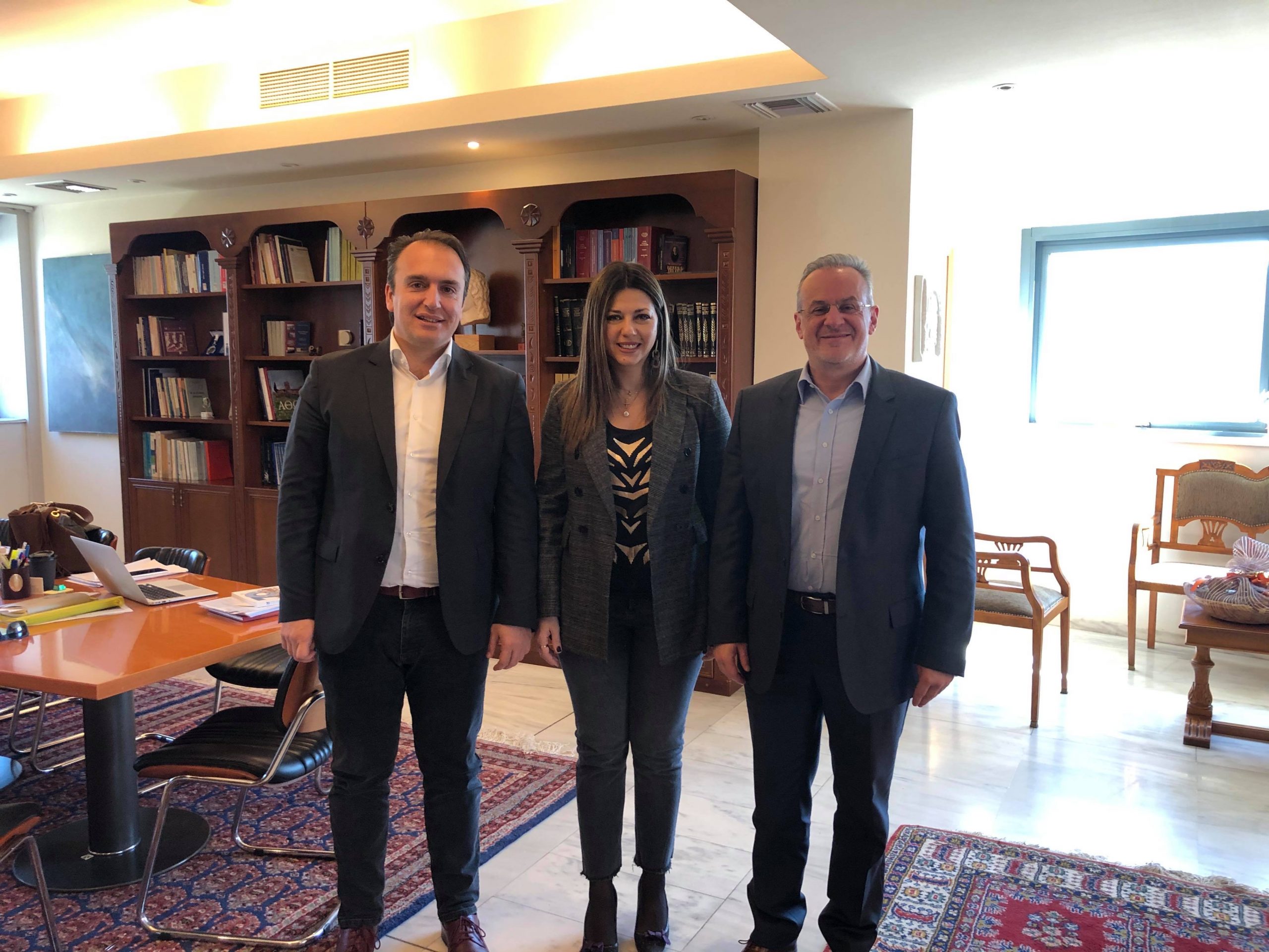 Στο Υπουργείο Παιδείας ο Θ. Ζεμπίλης και ο Δήμαρχος Ιστιαίας-Αιδηψού Γ. Κοντζιάς