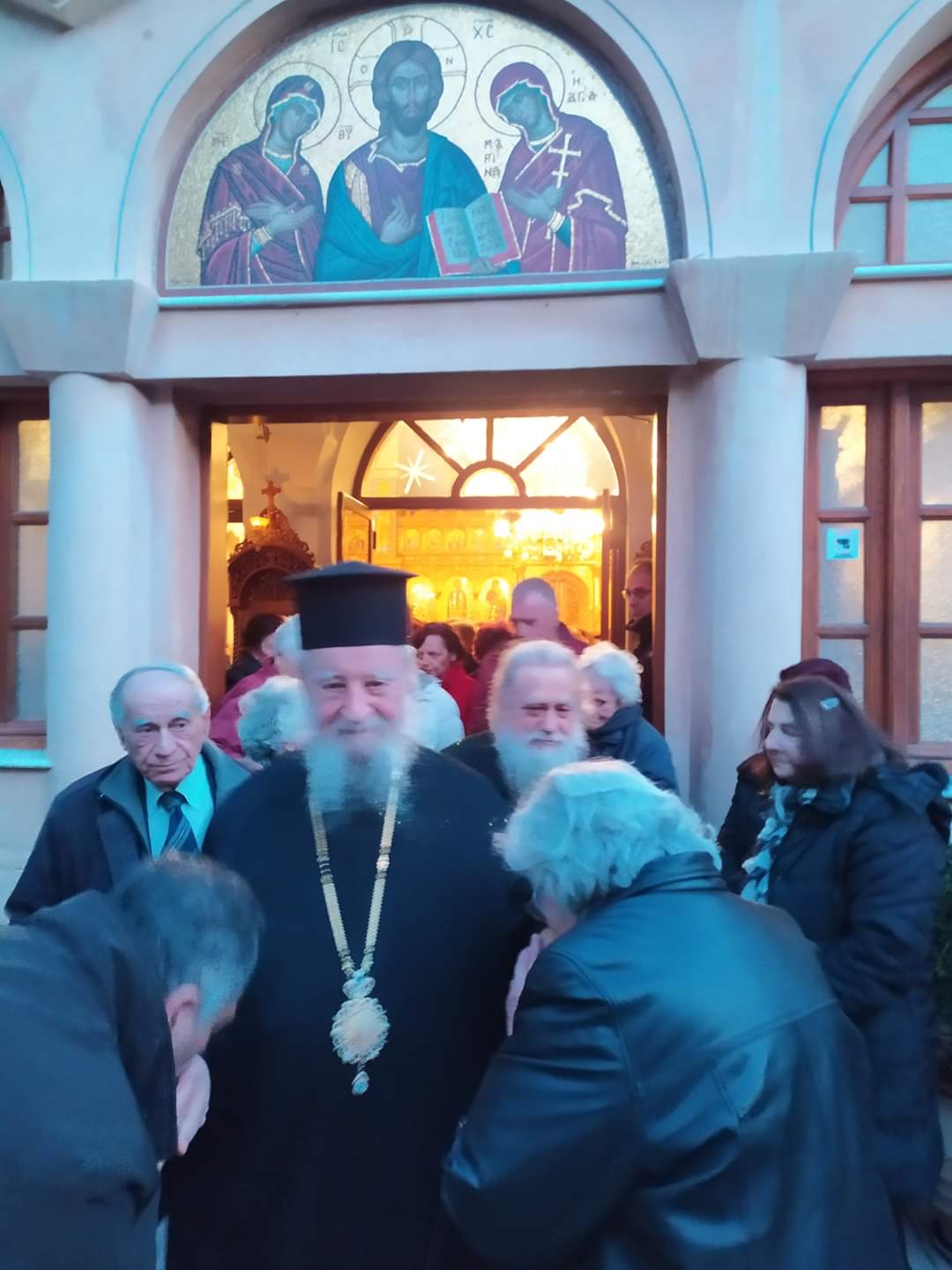 Εσπερινό Κήρυγμα στην Αγία Μαρίνα Αλιβερίου απο τον Καρυστίας κ. Σεραφείμ