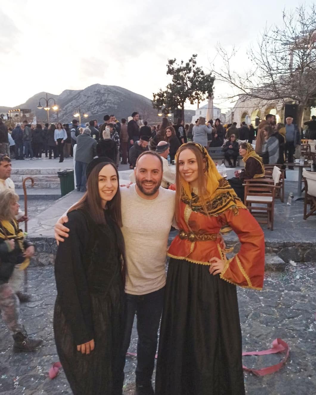 Στη Σκύρο πέρασε τις Απόκριες και την Καθαρά Δευτέρα ο Μίλτος Χατζηγιαννάκης