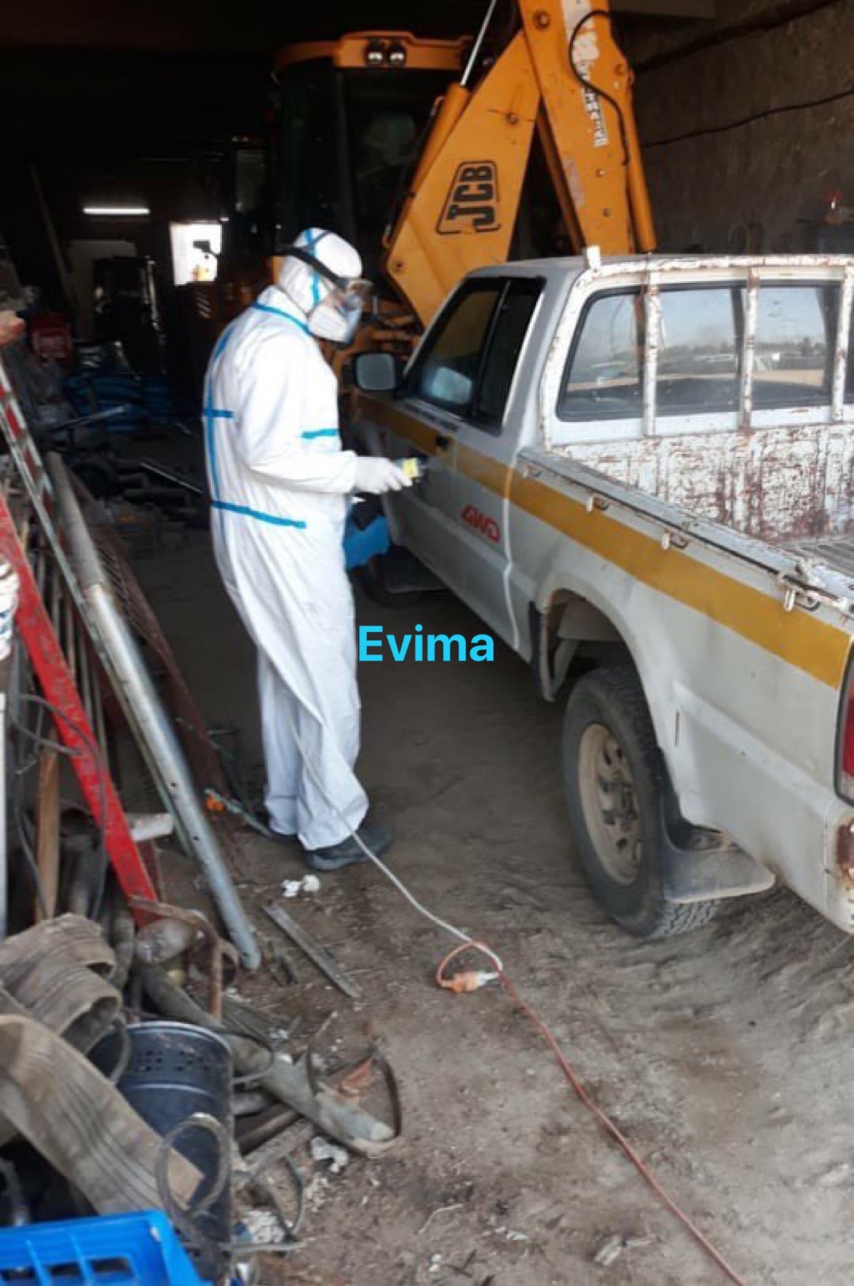 Απολύμανση όλων των δημόσιων υπηρεσιών και των εργοταξίων στον Δήμο Ερέτριας [ΦΩΤΟ]