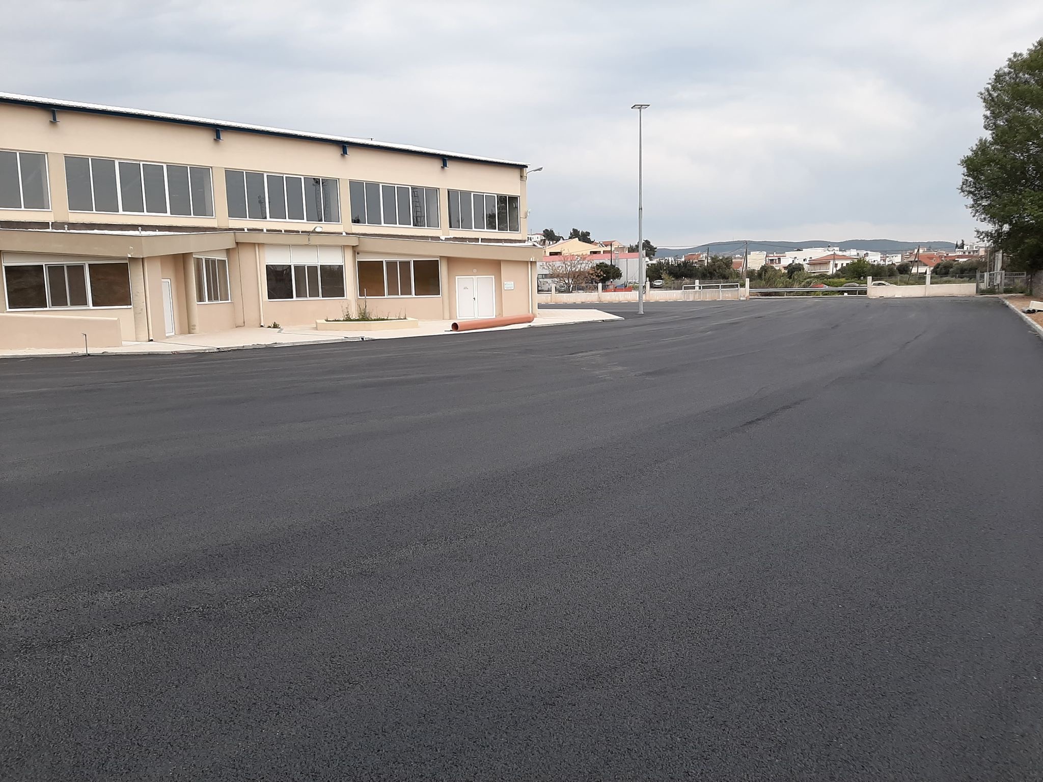 Διαμόρφωση Περιβάλλοντος χώρου Κλειστού Γυμναστηρίου Αλιβερίου