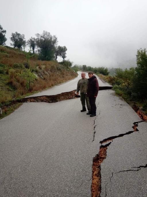 Έκτακτο-Κλειστός ο δρόμος στην Άνω Βάθεια προς το Μοναστήρι Αγίου Νικολαου