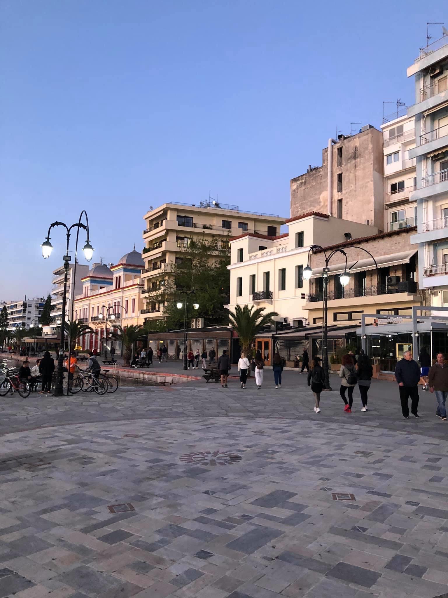 Χαλκίδα:Η εικόνα στην παραλία το απόγευμα της Παρασκευής 24/4