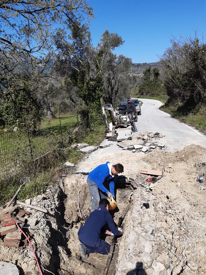 Πρόεδρος Κοινότητας Πύργου-Σήμερα η αποκατάσταση του δικτύου ύδρευσης [photos]