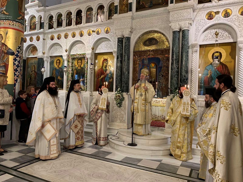 Η Απόδοση της Εορτής του Πάσχα και ο Πανηγυρικός Εορτασμός της μνήμης τους Οσίου Ιωάννου του Ρώσσου στην Ιερά Μητρόπολη Χαλκίδος