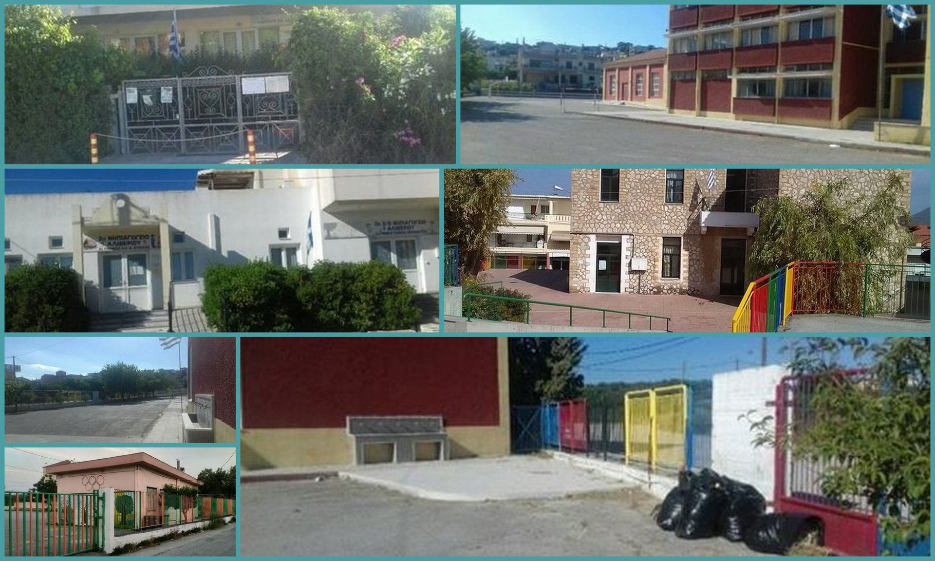 Εργασίες καθαρισμού των αύλειων χώρων των Δημοτικών Σχολείων και των Νηπιαγωγείων του Δήμου Κύμης-Αλιβερίου