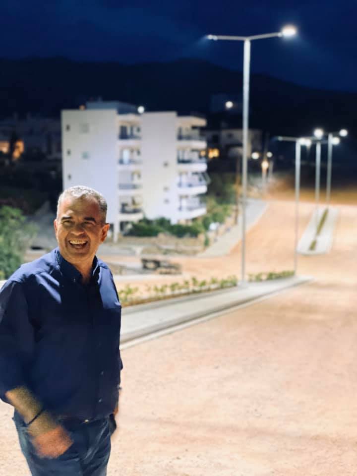 Δήμαρχος Καρύστου-Επέκταση φωτισμού της οδού Ελλήνων Αμερικής
