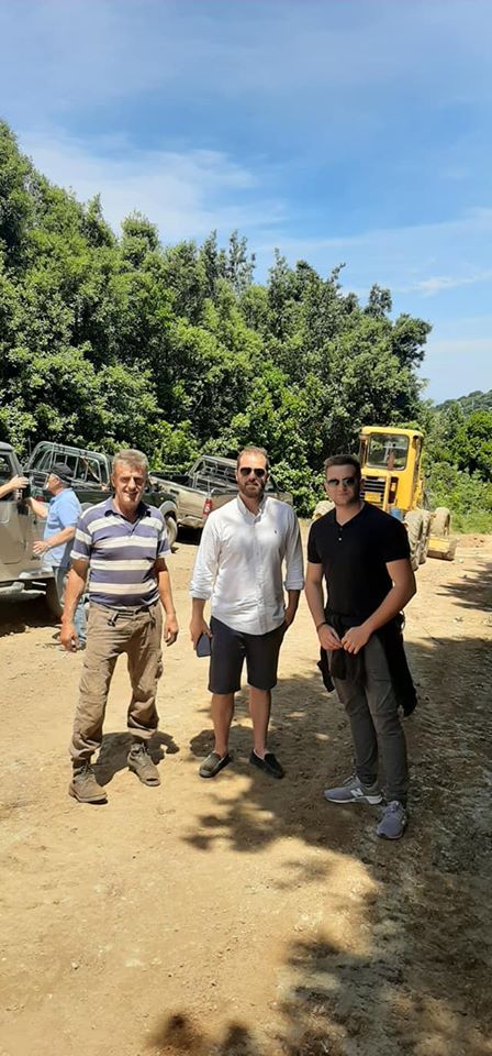 Θεοδώρου & Γέραλης συντήρησαν τον δρόμο για τις παραλίες Θαψά και Τσίλαρο