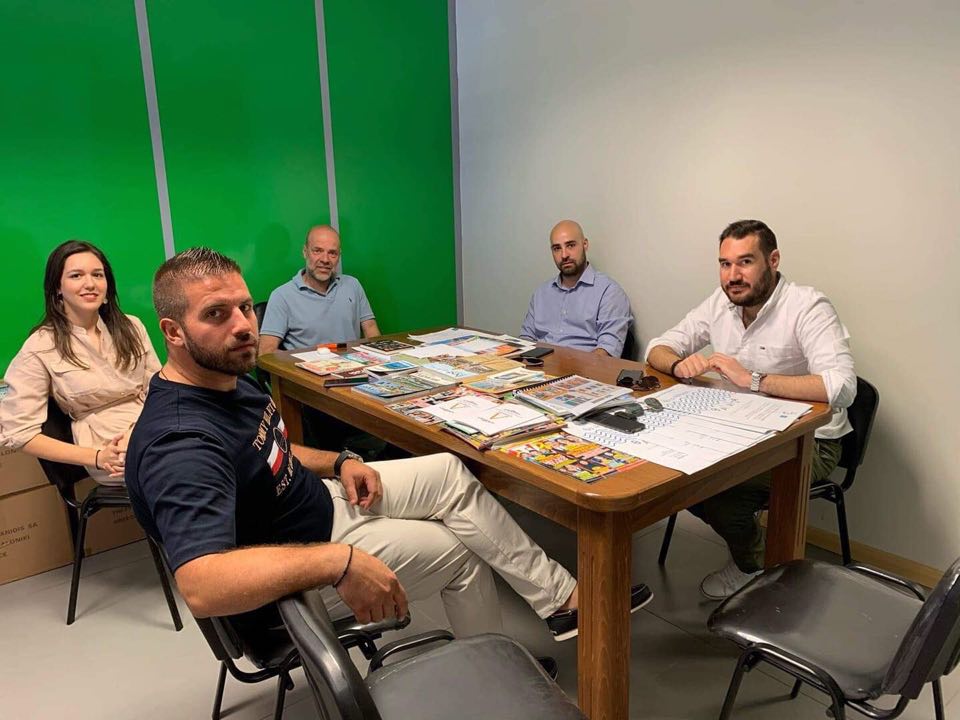 Συνάντηση του προέδρου της ΟΝΝΕΔ Εύβοιας με τον Αντιπεριφερειάρχη Τουρισμού