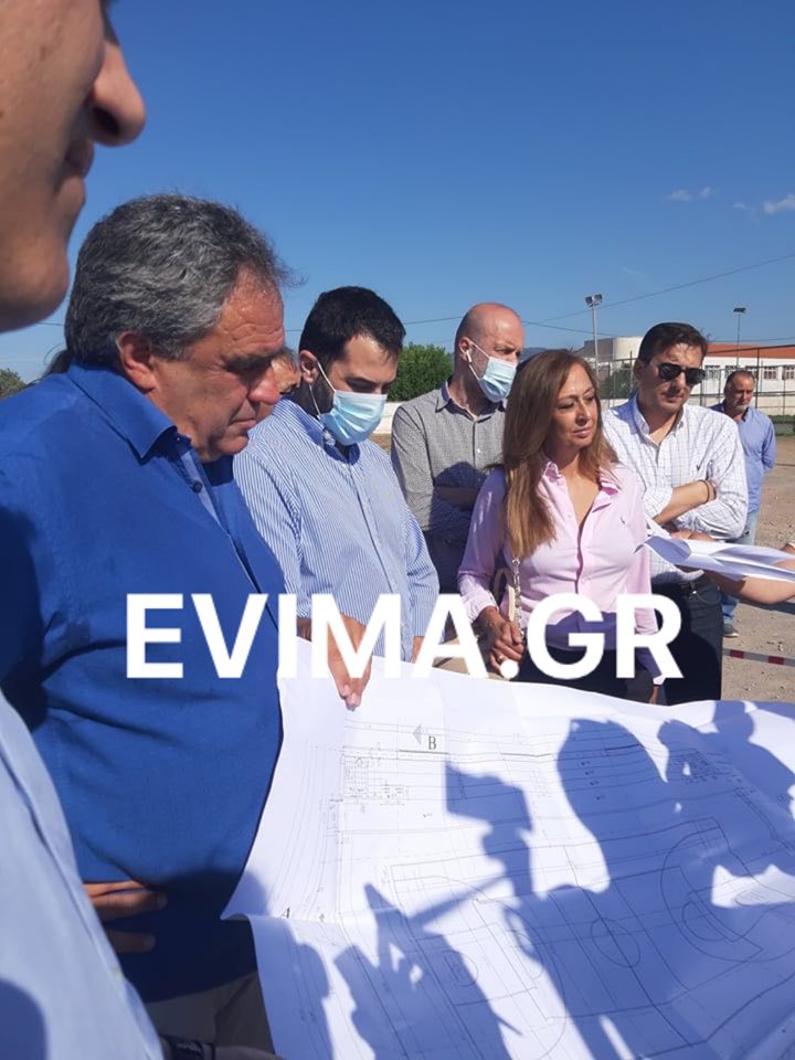 ΤΩΡΑ-Σπανός και Κελαϊδίτης ανακοίνωσαν την Κατασκευή του Κλειστού Γυμναστηρίου Ψαχνών [photos]