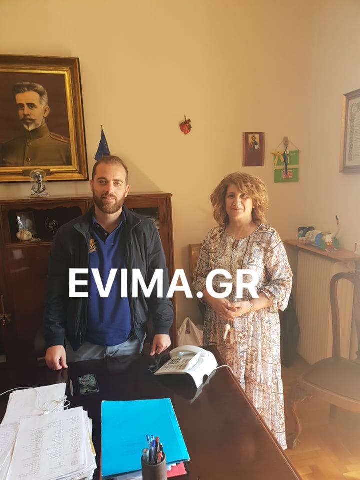 Αποκλειστικό-Συνάντηση Αγιοστρατίτη-Θεοδώρου-Ξεκινά το παράρτημα του Επιμελητηρίου στην Κύμη