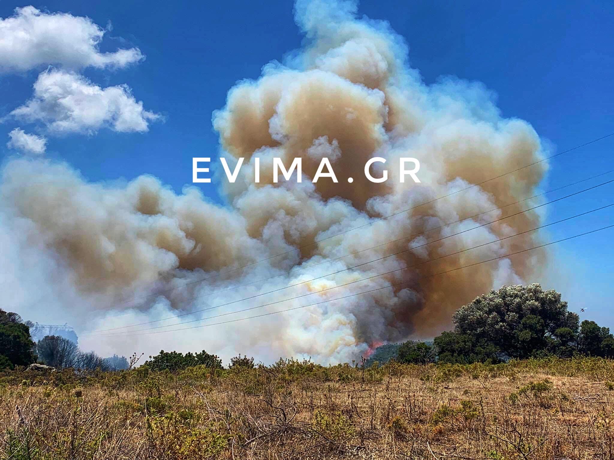 Ο Δήμαρχος Καρύστου στο evima για τη φωτιά -Επιβεβαίωσε την επικοινωνία του με τον υπ. Εσωτερικών για τη φωτιά στους Ραπταίους