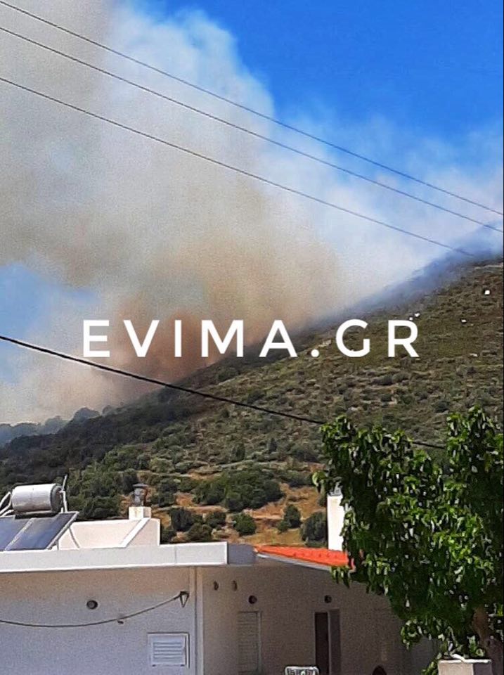 Υψηλός κίνδυνος πυρκαγιάς σήμερα στην Εύβοια