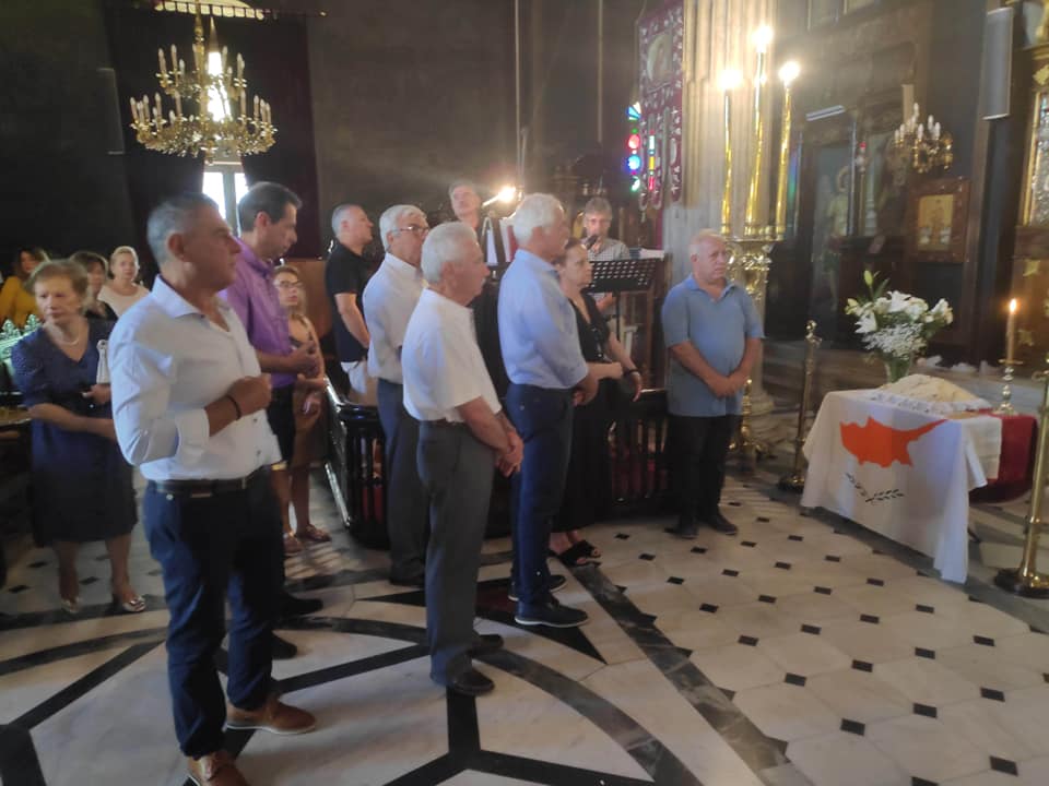 Ο Σύλλογος Κυπρίων Ευβοίας τέλεσε μνημόσυνο στη μνήμη των πεσόντων του πραξικοπήματος του 1974