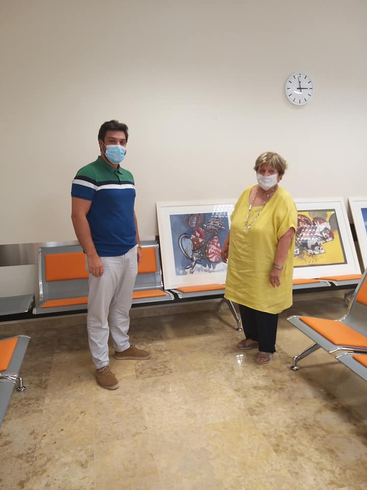 Την αίθουσα υποδοχής του νέου Νοσοκομείου Χαλκίδας θα κοσμούν πέντε μεταξοτυπίες έργων του Δημ. Μυταρά [εικόνες]