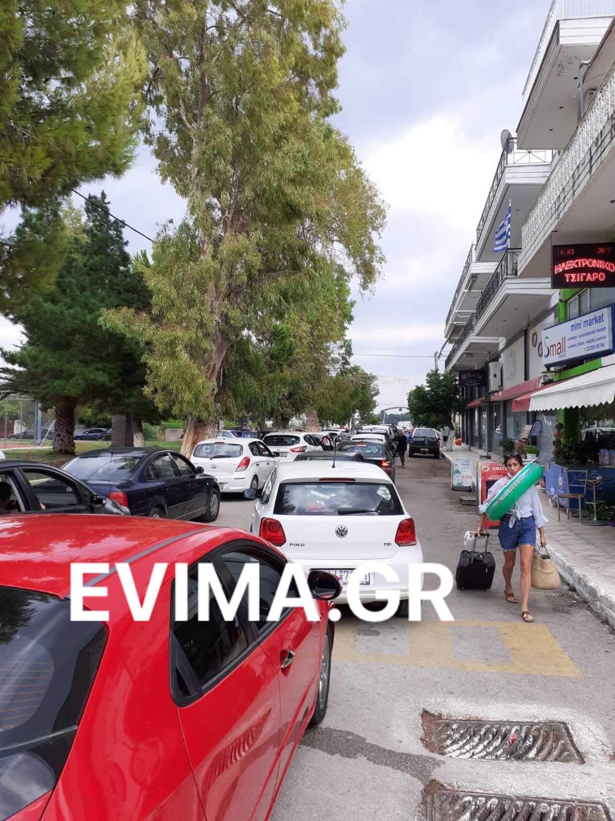 Ερέτρια: Αυξημένη κίνηση στο λιμάνι λόγω διακοπής της κυκλοφορίας στο Βασιλικό [εικόνες]
