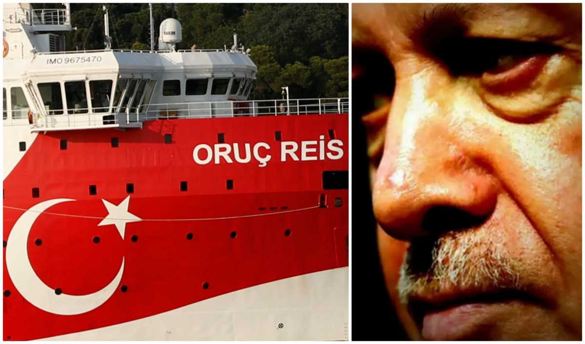 «Βρυχάται» ο Ερντογάν: «Σκοτεινιάζουν το μέλλον τους! Προχωράμε κανονικά με το Oruc Reis»