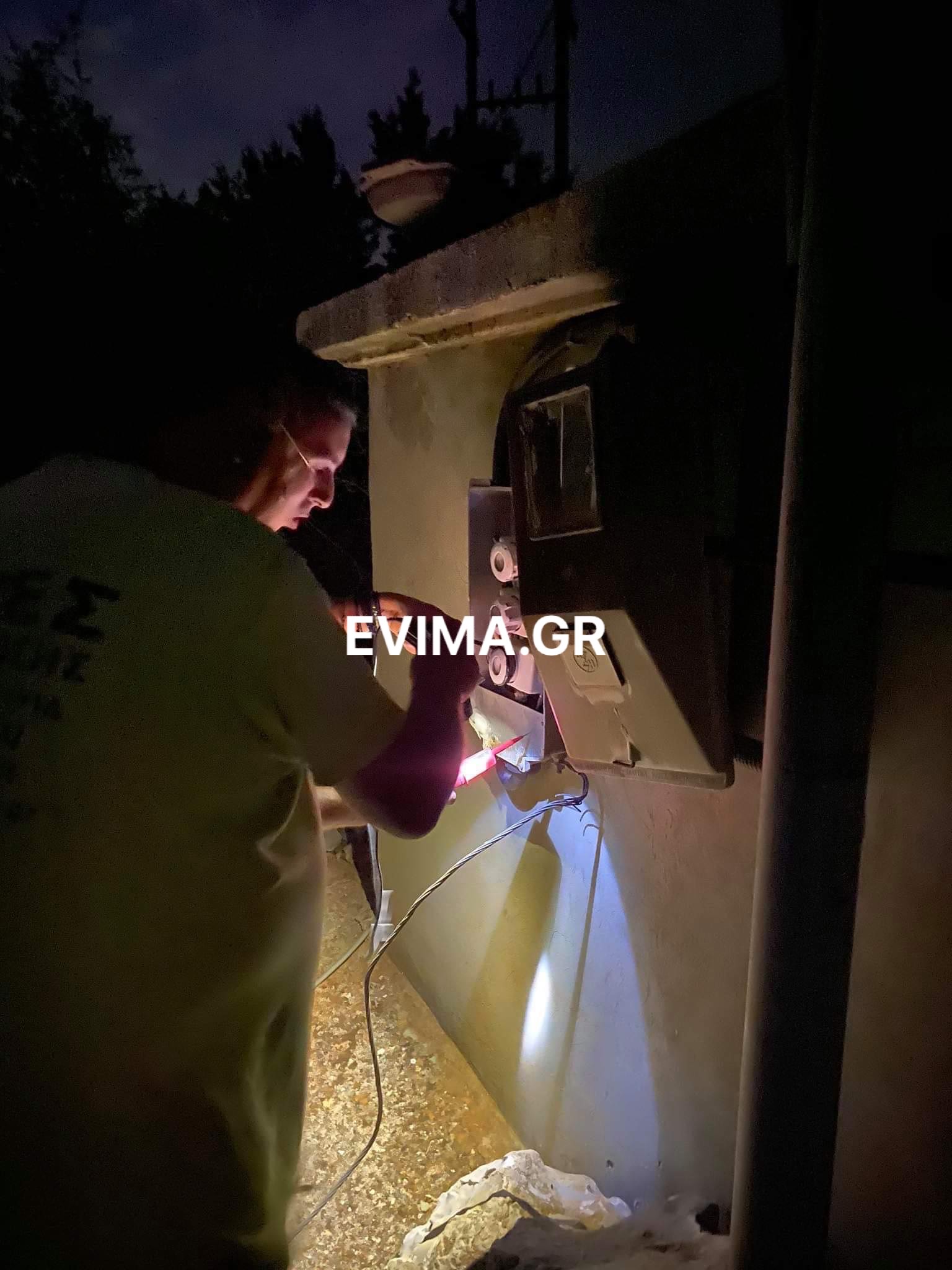 Κύμη: Πτώση τάσης της ΔΕΗ στις δεξαμενές νερού στο Κάδι- Συνεργεία διορθώνουν το πρόβλημα
