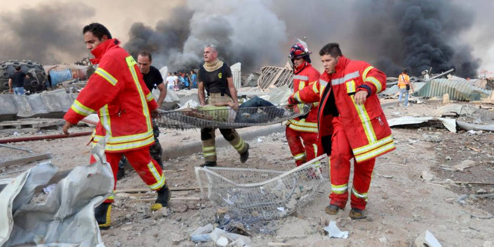 ΣΟΚ στην ανθρωπότητα: Βηρυτός -Δεκάδες νεκροί και χιλιάδες τραυματίες – Ανατινάχθηκαν 2.750 τόνοι νιτρικού αμμωνίου