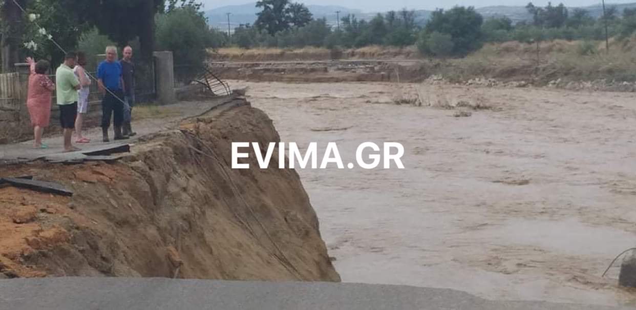 Σάρωσε τα πάντα στα Φύλλα Ευβοίας η κακοκαιρία – Τι λένε οι κάτοικοι στο evima-Αποκαλυπτικές εικόνες και Βίντεο