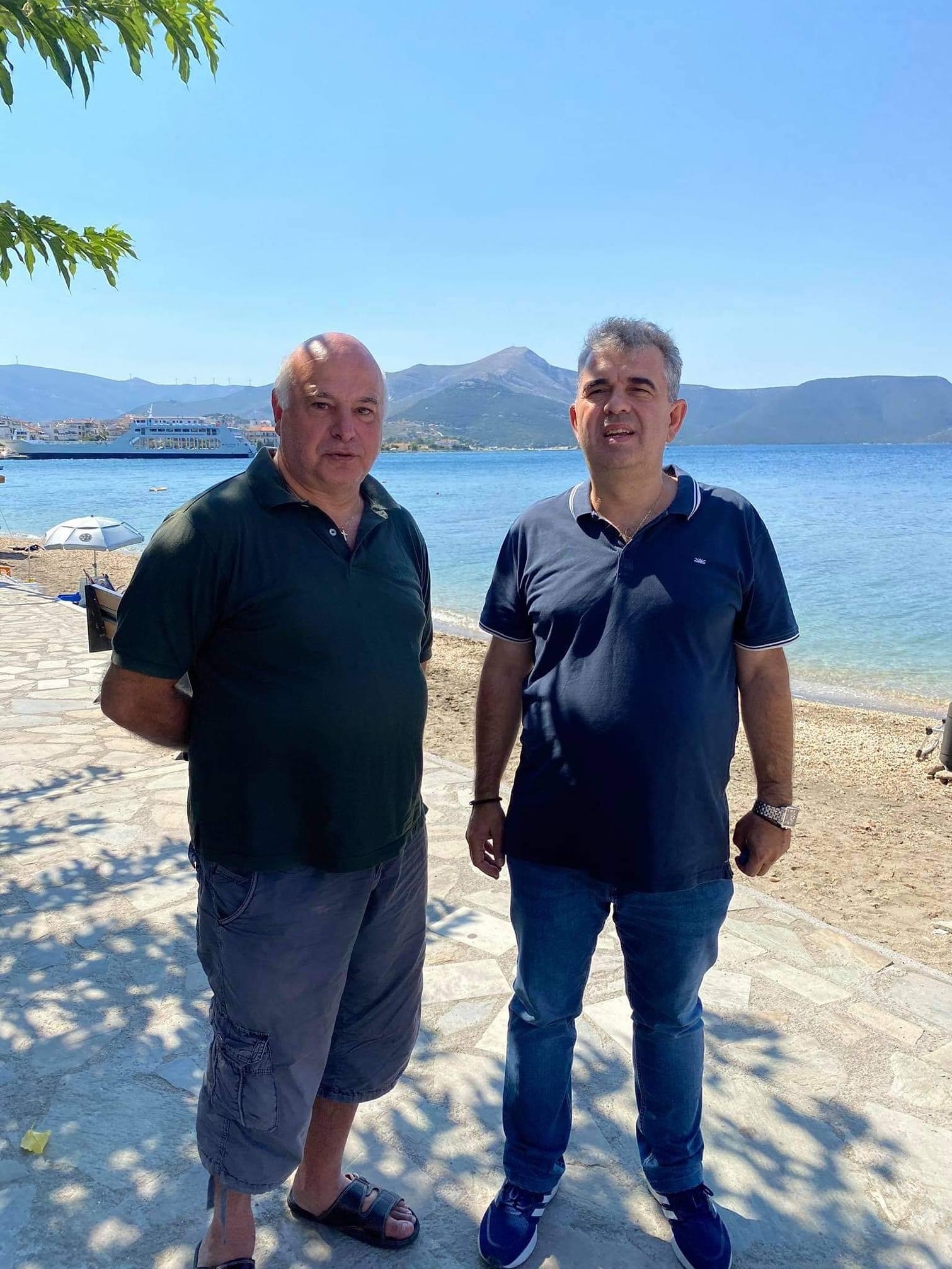 Ν. Στύρα:Συνάντηση Ραβιόλου με τον αντιπρόεδρο του Δήμου Μοσχάτου Ταύρου