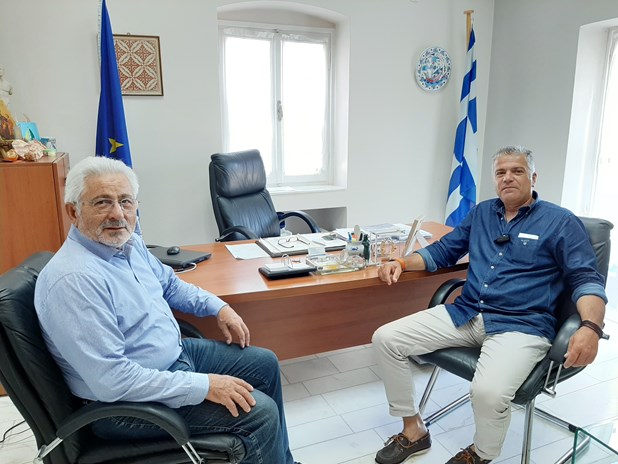 Συνάντηση του δήμαρχου Σκύρου με τον Συντονιστή της Αποκεντρωμένης Διοίκησης Θεσσαλίας Στ. Ελλάδας