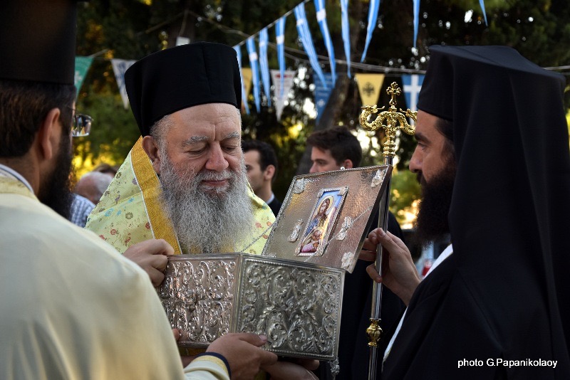 Υποδοχή Τιμίας Κάρας του Αγίου Ιωάννη του Προδρόμου στη Χαλκίδα