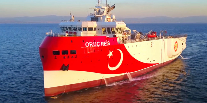 Η Τουρκία παρατείνει την παράνομη Navtex -Το Oruc Reis παραμένει ως τις 27 Αυγούστου