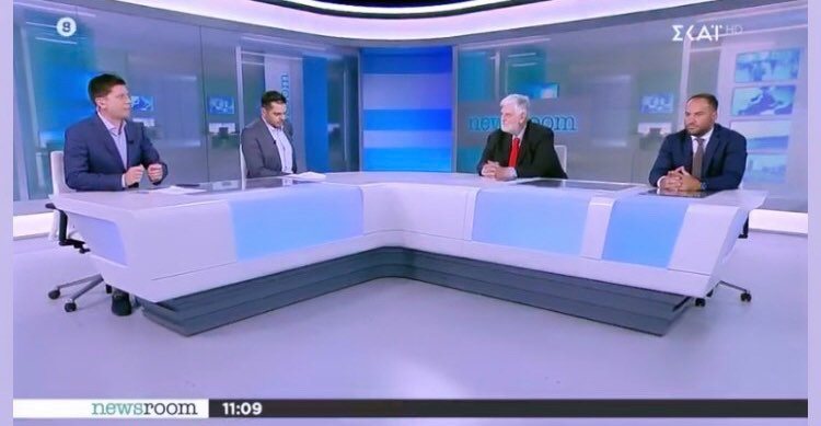 Ο Μίλτος Χατζηγιαννάκης στην τηλεόραση του ΣΚΑΙ-Τι είπε για την αύξηση κρουσμάτων κορωνοϊού
