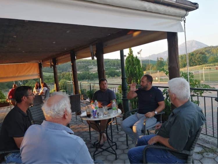 Στον Πούρνο του Δήμου Διρφύων Μεσσαπίων ο Μίλτος Χατζηγιαννάκης