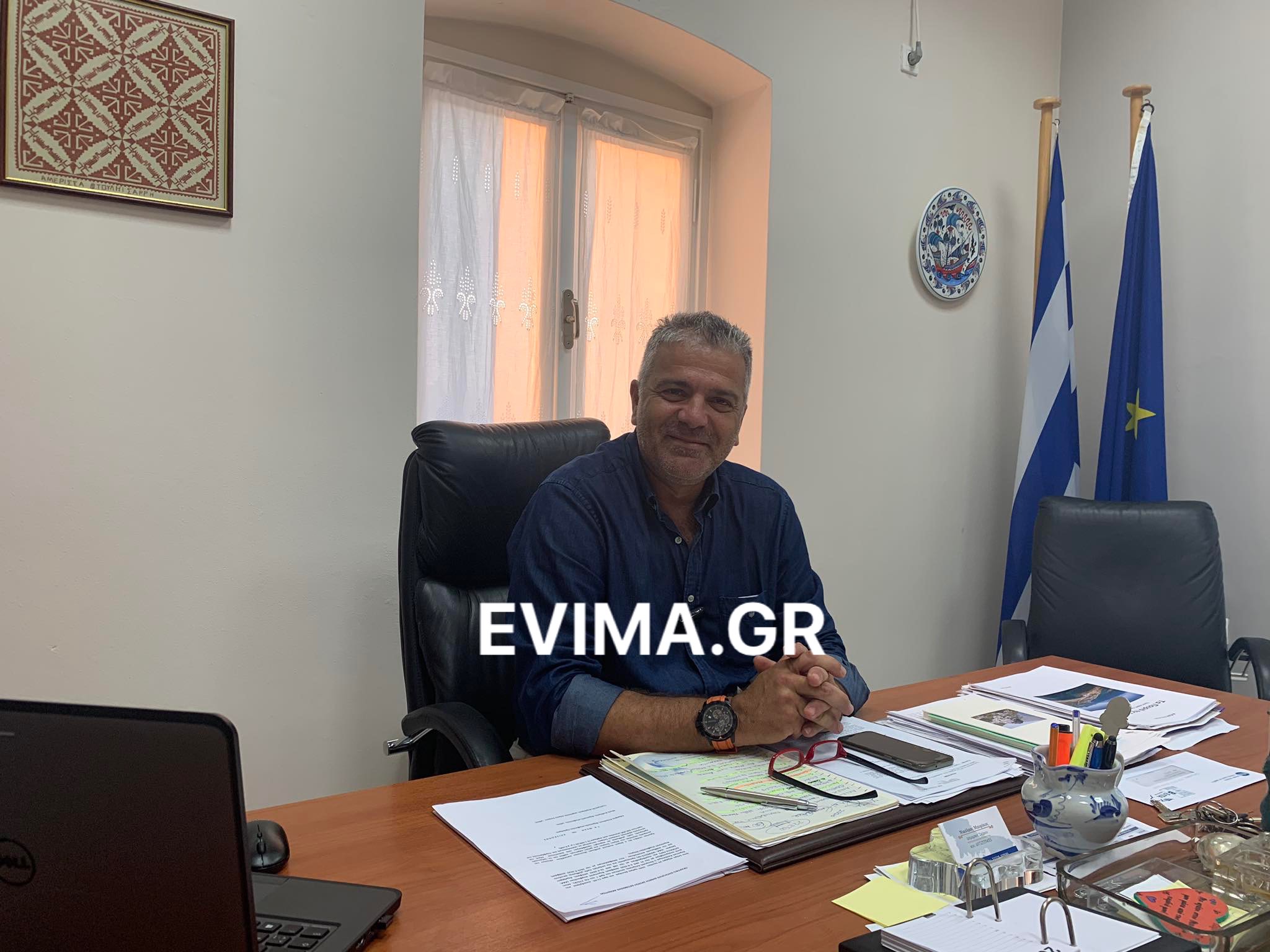 Ο δήμαρχος Σκύρου μιλά στο evima- Τι αποκαλύπτει για τα έργα στο νησί [βίντεο]