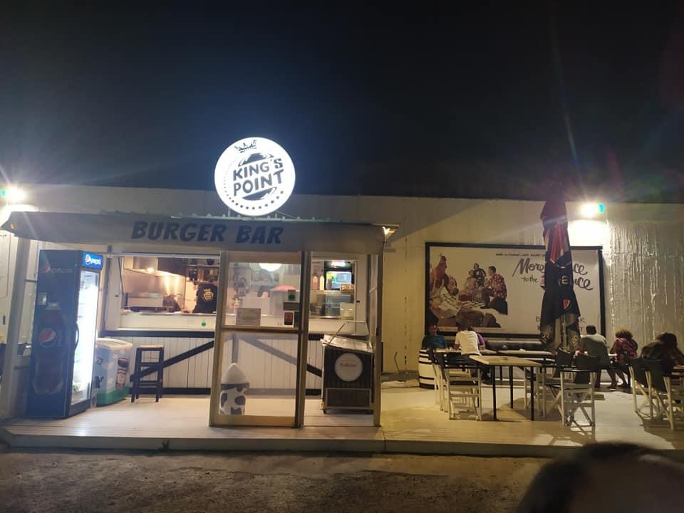 King’s Point -Burger Bar-Ότι καλύτερο από burger στην παραλία Κύμης