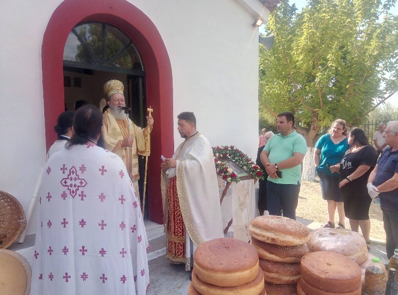 Στο Βασιλικό ο Μητροπολίτης Χαλκίδος κ. Χρυσόστομος