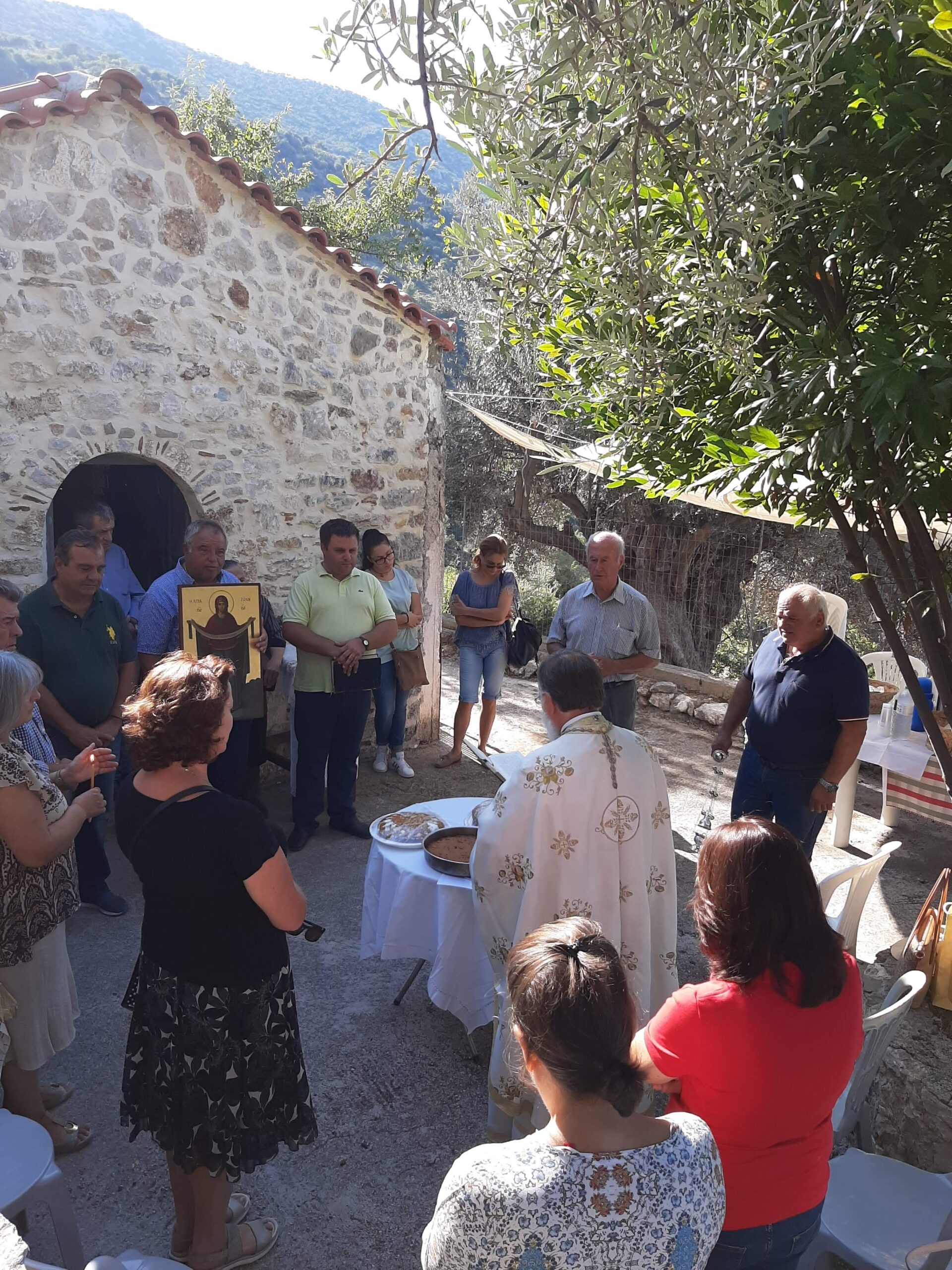 Η Εορτή της Καταθέσεως της Τιμίας Ζώνης της Υπεραγίας Θεοτόκου στο Μετόχιο της Ιεράς Μονής Αγίου Νικολάου Άνω Βάθειας