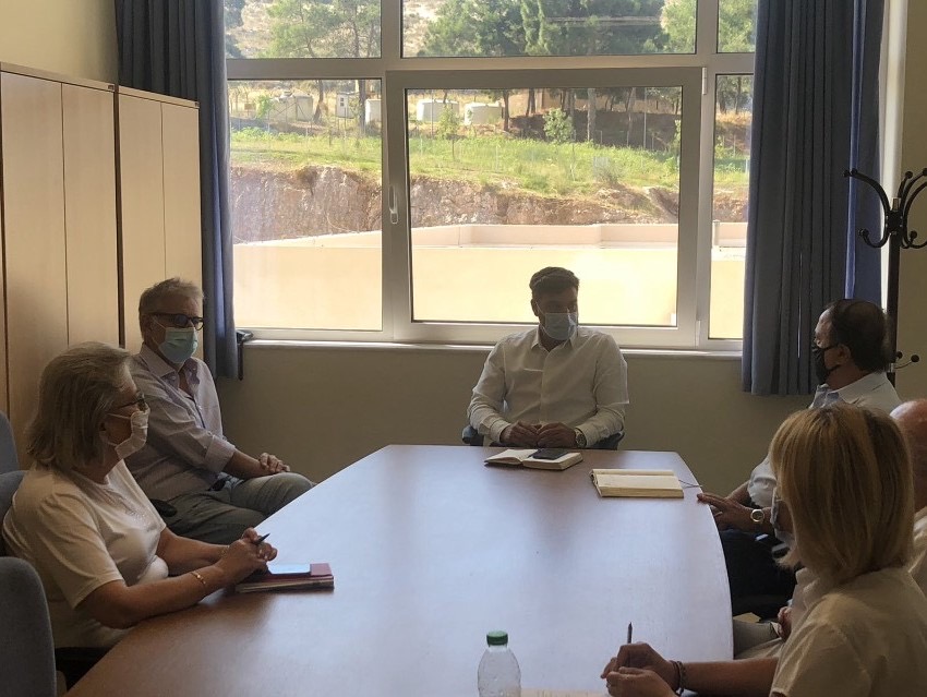 Ο Σπύρος Πνευματικός στο νέο Νοσοκομείο Χαλκίδας και στο Δήμο Διρφύων – Μεσσαπίων