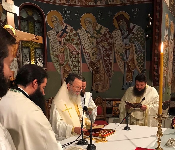 Ιερά Αγρυπνία επί τη μνήμη του Αγίου Ιακώβου του Αδελφοθέου, πρώτου Επισκόπου Ιεροσολύμων