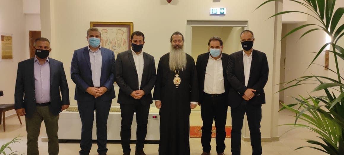 Στα ονομαστήρια του Σεβασμιωτάτου Μητροπολίτη Φθιώτιδας, ο Σπανός