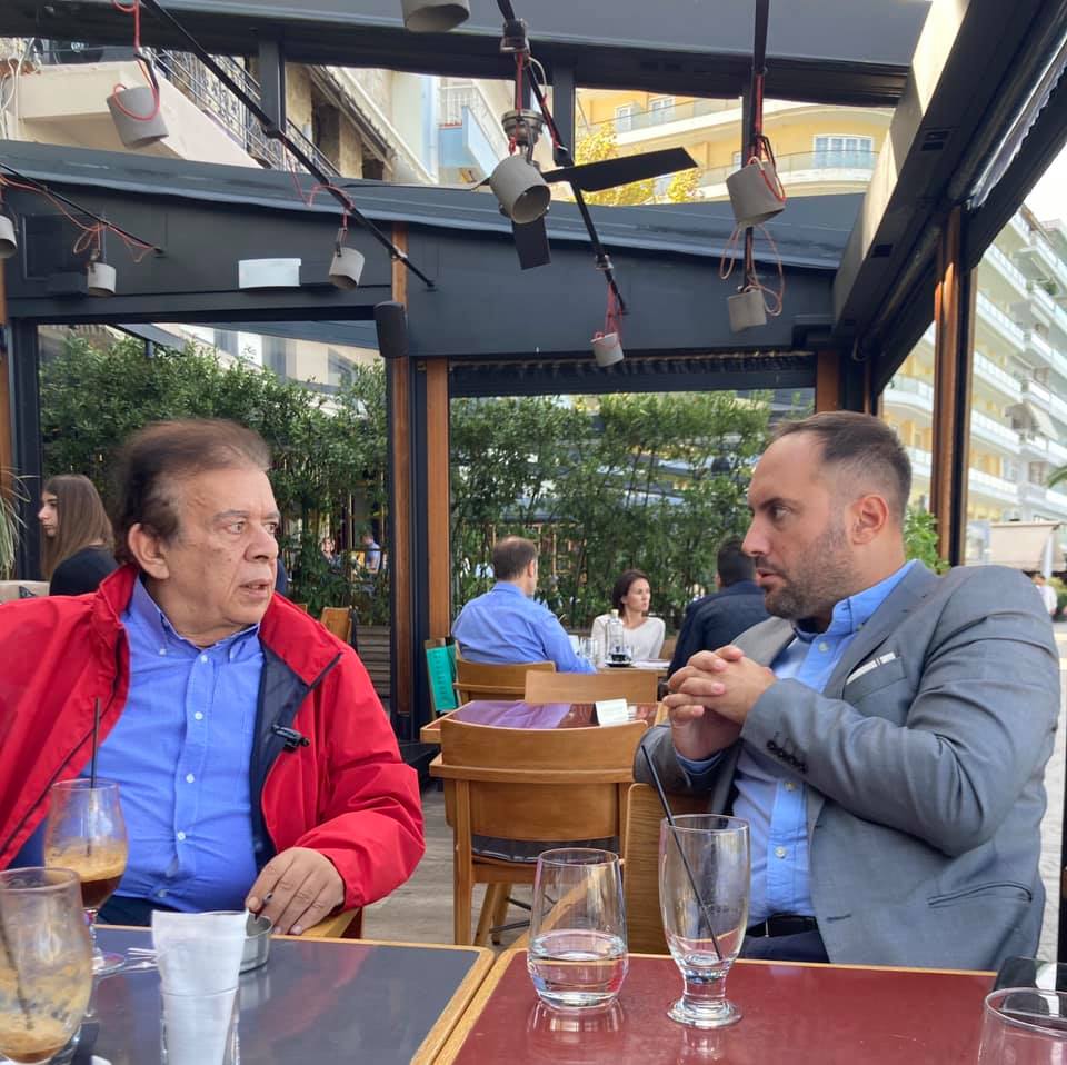 Χαλκίδα-Συζήτηση με τον ΄΄παλιό΄΄ για θέματα της Κύμης είχε ο Χατζηγιαννάκης