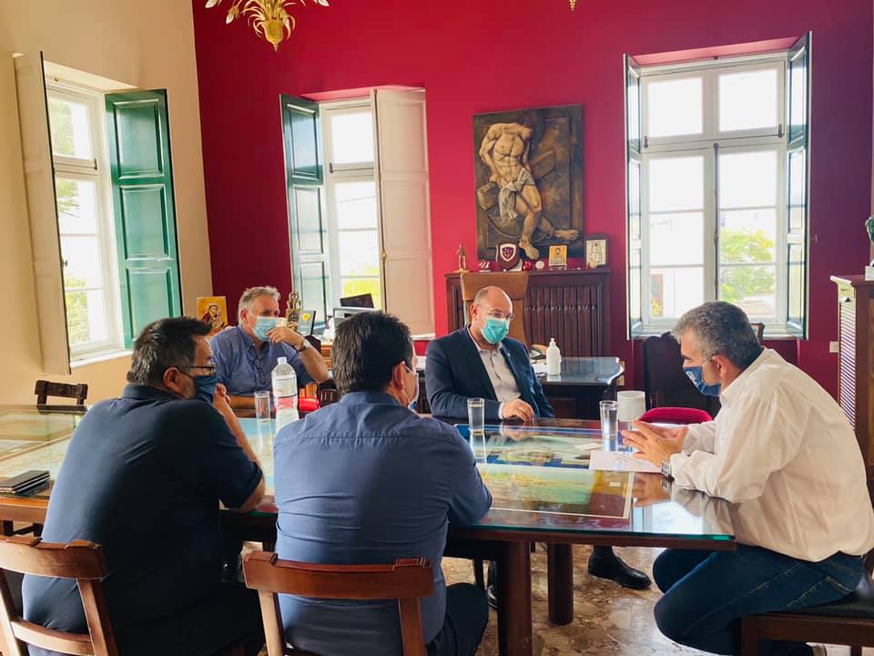 Συνάντηση Ραβιόλου με τον πρόεδρο του ΕΚΑΒ-Ξεκινά άμεσα η δημιουργία χώρου για τη στέγαση του ΕΚΑΒ