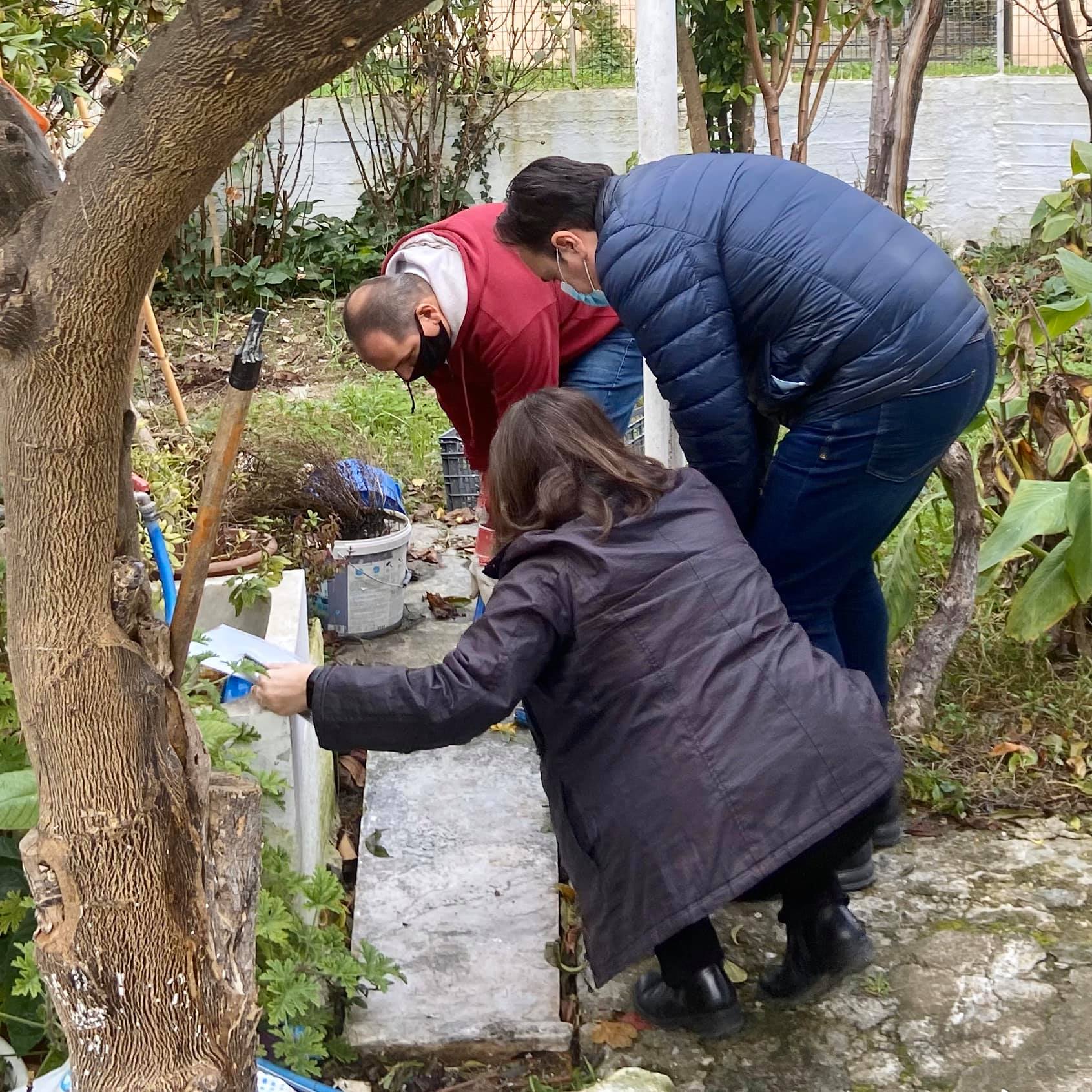 Κοντζιάς και Εφορεία Αρχαιοτήτων Εύβοιας παρέλαβαν επιτύμβια στήλη από τον Η. Χάιτα [εικόνες]